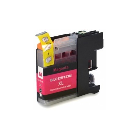Brother LC121/123M Magenta cartucho sustituto, reemplaza al LC-121 y LC-123 M