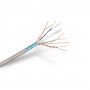 Aisens Cable de Red RJ45 Cat.6 FTP Rigido AWG24 - Bobina de 305m 100% Cobre para la Instalacion - Color Gris