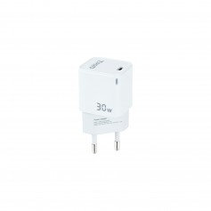 Tooq Cargador de Pared GaN USB-C/PD 30W - Color Blanco