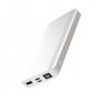 XO PR143 Powerbank 10000mah - USB, Tipo C - Carga Rapida - Pantalla LCD - Color Blanco