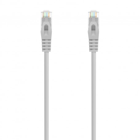 Aisens Cable de Red Latiguillo RJ45 LSZH CAT.6A 500 MHZ UTP AWG24 - 30CM - Color Gris
