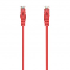 Aisens Cable de Red Latiguillo RJ45 LSZH CAT.6A 500 MHZ UTP AWG24 - 30CM - Color Rojo