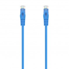 Aisens Cable de Red Latiguillo RJ45 LSZH CAT.6A 500 MHZ UTP AWG24 - 25CM - Color Azul