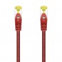 Aisens Cable de Red Latiguillo RJ45 LSZH Cat.7 600 MHz S/FTP PIMF AWG26 - 1.0M - Color Rojo