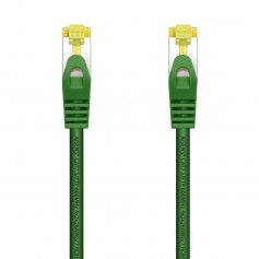 Aisens Cable de Red Latiguillo RJ45 LSZH Cat.7 600 MHz S/FTP PIMF AWG26 - 0.5M - Color Verde