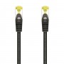 Aisens Cable de Red Latiguillo RJ45 LSZH Cat.7 600 MHz S/FTP PIMF AWG26 - 25cm - Color Negro