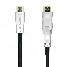 Aisens Cable HDMI V2.0 AOC (Active Optical Cable) Desmontable Premium Alta Velocidad / HEC 4K@60Hz 4:4:4 18Gbps - A/M-D/A/M - 30
