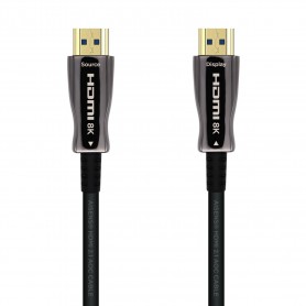 Aisens Cable HDMI V2.1 AOC (Active Optical Cable) Fibra Optica Ultra Alta Velocidad UHS 8K@60Hz 4K@120Hz 4:4:4 48Gbps - A/M-A/M 