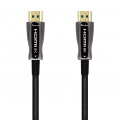 Aisens Cable HDMI V2.1 AOC (Active Optical Cable) Fibra Optica Ultra Alta Velocidad UHS 8K@60Hz 4K@120Hz 4:4:4 48Gbps - A/M-A/M 