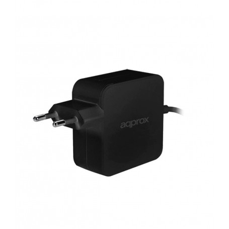Approx Cargador de Portatil Universal USB-C 45W Negro