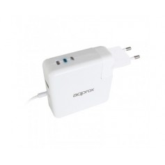 Approx Cargador Automatico para Apple Tipo L 45W/65W/85W - USB 5V 2.1A