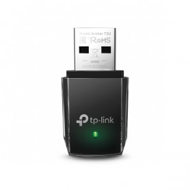 TP-LINK Archer T3U Mini Adaptador USB mini Inalambrico MU-MIMO AC1300 - Color Negro - Alta Velocidad