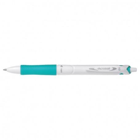 Pilot BeGreen Boligrafo de Bola Retractil Acroball - Recargable - Fabricado con Plastico Reciclado - Punta Redonda 0.7mm - Trazo