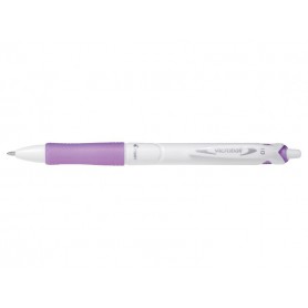 Pilot Boligrafo de Bola Retractil Acroball PureWhite - Recargable - Fabricado con Plastico Reciclado - Punta Redonda 1mm - Trazo