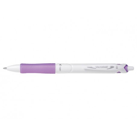 Pilot Boligrafo de Bola Retractil Acroball PureWhite - Recargable - Fabricado con Plastico Reciclado - Punta Redonda 1mm - Trazo