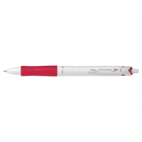 Pilot Boligrafo de Bola Retractil Acroball PureWhite - Recargable - Fabricado con Plastico Reciclado - Punta Redonda 1mm - Trazo