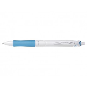 Pilot Boligrafo de Bola Retractil Acroball PureWhite - Recargable - Fabricado con Plastico Reciclado - Punta Redonda 1mm - Trazo