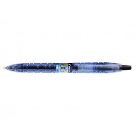 Pilot Boligrafo de Bola Retractil B2P Gel BeGreen - Tinta de Gel - Punta 0.7mm - Trazo 0.32mm - 89,8% de Plastico Reciclado - Re