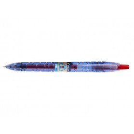 Pilot Boligrafo de Bola Retractil B2P Gel BeGreen - Tinta de Gel - Punta 0.7mm - Trazo 0.32mm - 89,8% de Plastico Reciclado - Re