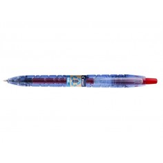 Pilot Boligrafo de Bola Retractil B2P Gel BeGreen - Tinta de Gel - Punta 0.7mm - Trazo 0.32mm - 89,8% de Plastico Reciclado - Re
