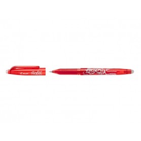 Pilot Boligrafo de Gel Borrable Frixion Ball - Punta de Bola Redonda 0.7mm - Trazo 0.4mm - Grip Ergonomico - Color Rojo