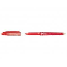 Pilot Boligrafo de Gel Borrable Frixion Point - Punta Fina de Aguja 0.5mm - Trazo 0.25mm - Grip Ergonomico - Color Rojo