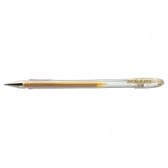Pilot Boligrafo de Gel G1 - Recargable - Punta de Bola 0.7mm - Trazo 0.32mm - Cuerpo Transparente - Color Oro