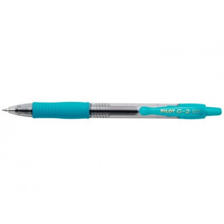 Pilot Boligrafo de Gel G2 Rollerball Retractil - Recargable - Punta de Bola Redonda 0.7mm - Trazo 0.32mm - Grip Ergonomico - Col