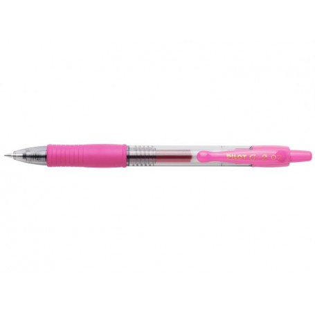 Pilot Boligrafo de Gel G2 Rollerball Retractil - Recargable - Punta de Bola Redonda 0.7mm - Trazo 0.32mm - Grip Ergonomico - Col