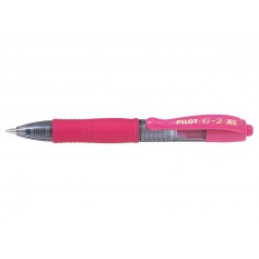 Pilot Boligrafo de Gel G2 Pixie XS Retractil - Punta de Bola Redonda 0.7mm - Trazo 0.32mm - Grip Ergonomico - Color Rosa