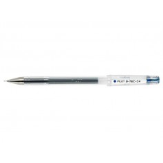 Pilot Boligrafo de Gel G-Tec C4 - Extra Fino - Recargable - Punta de Bola 0.4mm - Trazo 0.2mm - Color Azul