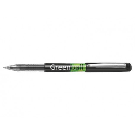 Pilot Boligrafo de Tinta Liquida Greenball - Recargable - Fabricado con Plastico Reciclado - Punta Media 0.7mm - Trazo 0.35mm - 