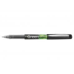 Pilot Boligrafo de Tinta Liquida Greenball - Recargable - Fabricado con Plastico Reciclado - Punta Media 0.7mm - Trazo 0.35mm - 