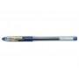 Pilot Boligrafo de Gel G1 Grip - Recargable - Grip de Goma - Punta de Bola 0.5mm - Trazo 0.3mm - Cuerpo Transparente - Color Azu