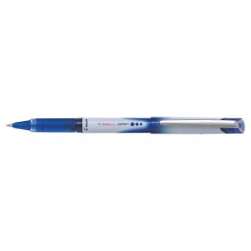 Pilot Boligrafo de Tinta Liquida V Ball Grip 05 - Punta de Bola Conica 0.5mm - Trazo 0.3mm - Grip de Goma - Color Azul
