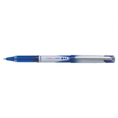 Pilot Boligrafo de Tinta Liquida V Ball Grip 05 - Punta de Bola Conica 0.5mm - Trazo 0.3mm - Grip de Goma - Color Azul