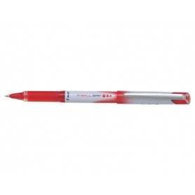 Pilot Boligrafo de Tinta Liquida V Ball Grip 05 - Punta de Bola Conica 0.5mm - Trazo 0.3mm - Grip de Goma - Color Rojo