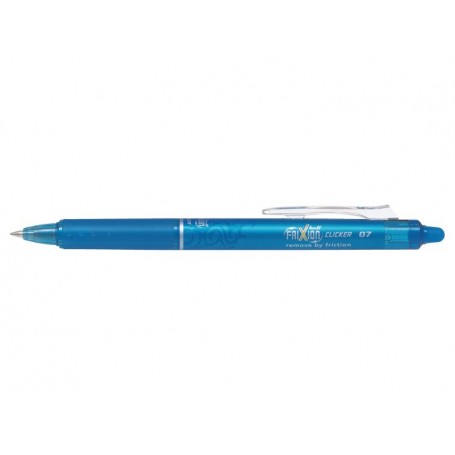 Pilot Boligrafo de gel borrable retractil Frixion Clicker - Punta de bola redonda 0.7mm - Trazo 0.4mm - Grip ergonomico - Color 