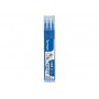 Pilot Recambio de gel borrable para Frixion Ball / Frixion Clicker - Pack de 3 unidades - Punta de bola redonda 0.7mm - Trazo 0.