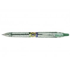 Pilot Boligrafo de Bola Retractil B2P Ecoball BeGreen - Punta Redonda 1mm - Trazo 0.27mm - 86,64% de Plastico Reciclado - Recarg