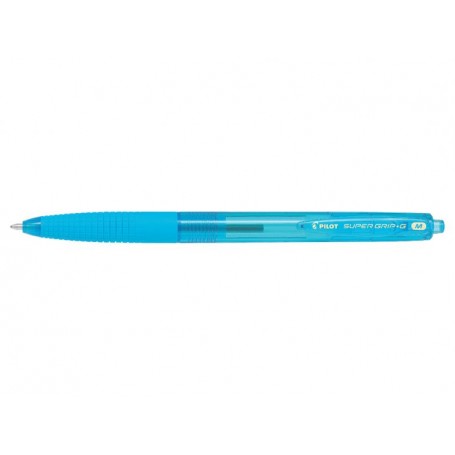 Pilot Boligrafo de Bola Retractil SuperGrip G - Punta Redonda 1.0mm - Trazo 0.4mm - Tinta de Aceite - Grip Ergonomico - Color Tu