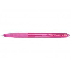 Pilot Boligrafo de Bola Retractil SuperGrip G - Punta Redonda 1.0mm - Trazo 0.4mm - Tinta de Aceite - Grip Ergonomico - Color Ro