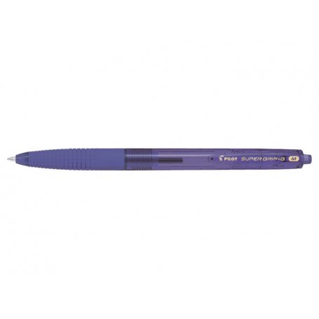 Pilot Boligrafo de Bola Retractil SuperGrip G - Punta Redonda 1.0mm - Trazo 0.4mm - Tinta de Aceite - Grip Ergonomico - Color Vi