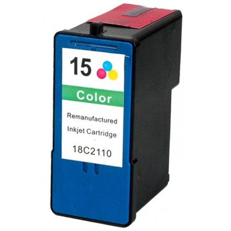 Lexmark 15 Color cartucho reanufacturado, reemplaza al Nº 15 18C2110E