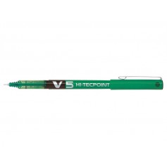 Pilot Boligrafo de Tinta Liquida V5 HI-Tecpoint Rollerball - Punta Fina de Aguja 0.5mm - Trazo 0.3mm - Color Verde