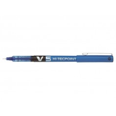 Pilot Boligrafo de tinta liquida V5 HI-Tecpoint Rollerball - Punta fina de aguja 0.5mm - Trazo 0.3mm - Color Azul