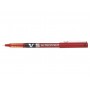 Pilot Boligrafo de Tinta Liquida V5 HI-Tecpoint Rollerball - Punta Fina de Aguja 0.5mm - Trazo 0.3mm - Color Rojo