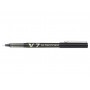 Pilot Boligrafo de tinta liquida V7 HI-Tecpoint Rollerball - Punta fina de aguja 0.7mm - Trazo 0.5mm - Color Negro