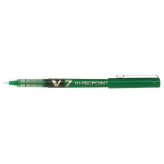 Pilot Boligrafo de Tinta Liquida V7 HI-Tecpoint Rollerball - Punta Fina de Aguja 0.7mm - Trazo 0.5mm - Color Verde