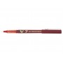 Pilot Boligrafo de tinta liquida V7 HI-Tecpoint Rollerball - Punta fina de aguja 0.7mm - Trazo 0.5mm - Color Rojo